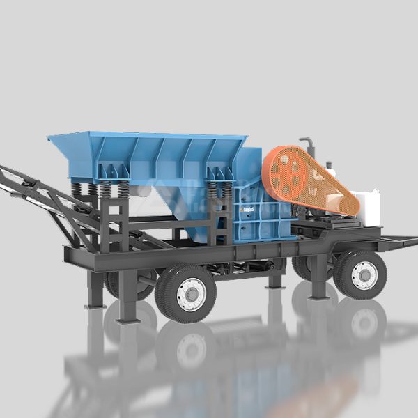 Mobile jaw crusher